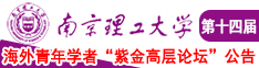 肏屄网站www.南京理工大学第十四届海外青年学者紫金论坛诚邀海内外英才！